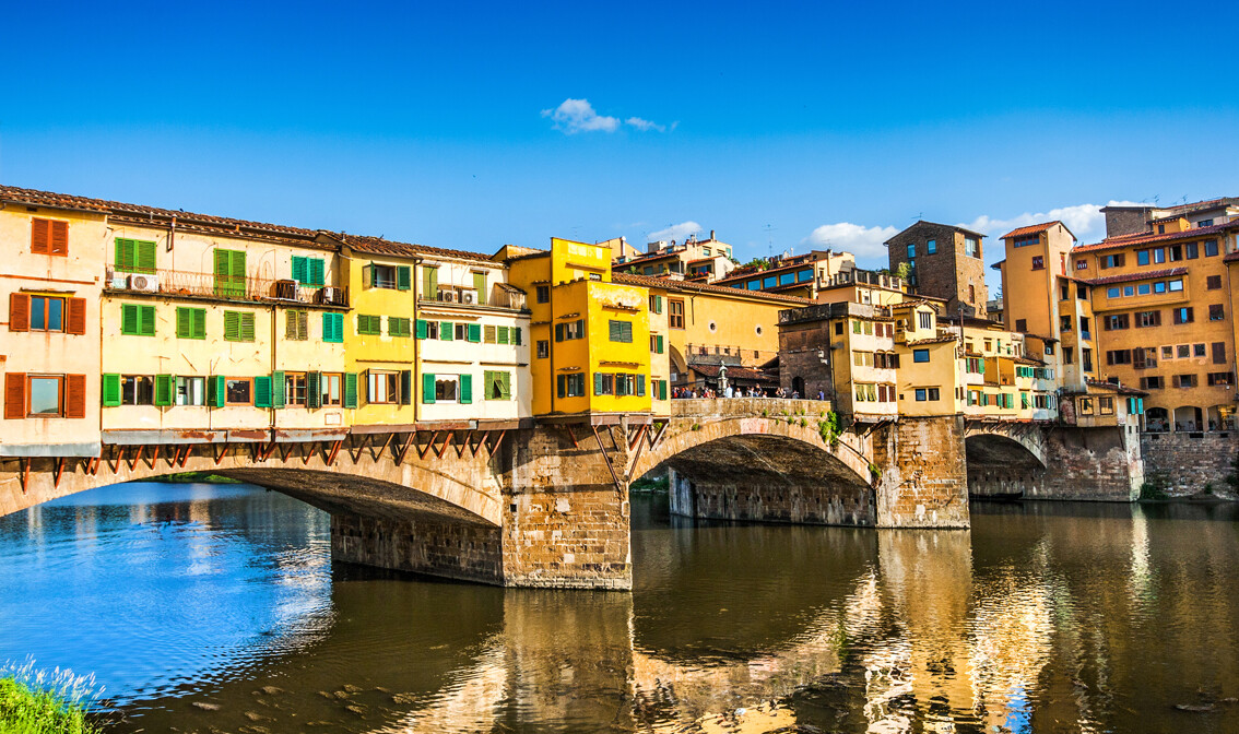 Firenza - Ponte Vecchio s rijekom Arno