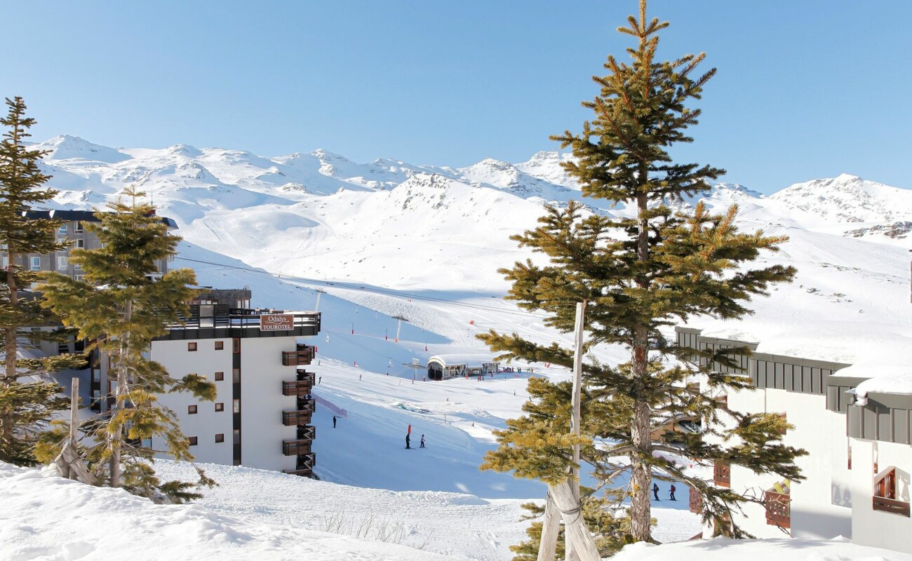 Skijanje u Francuskoj, Val Thorens, Apartmani Tourotel, na stazi