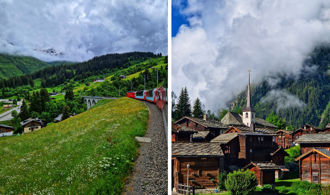 S putovanja Švicarska Alpskom željeznicom Bernina