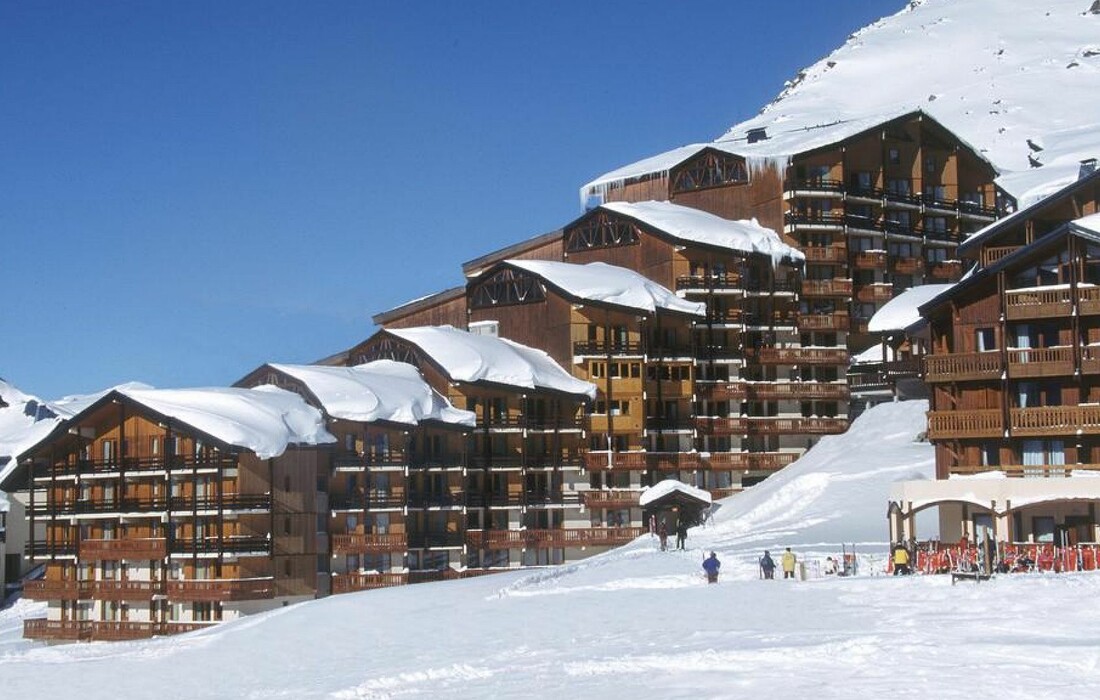 Skijanje u Francuskoj, Val Thorens, apartmani Le Cheval Blanc, zgrada