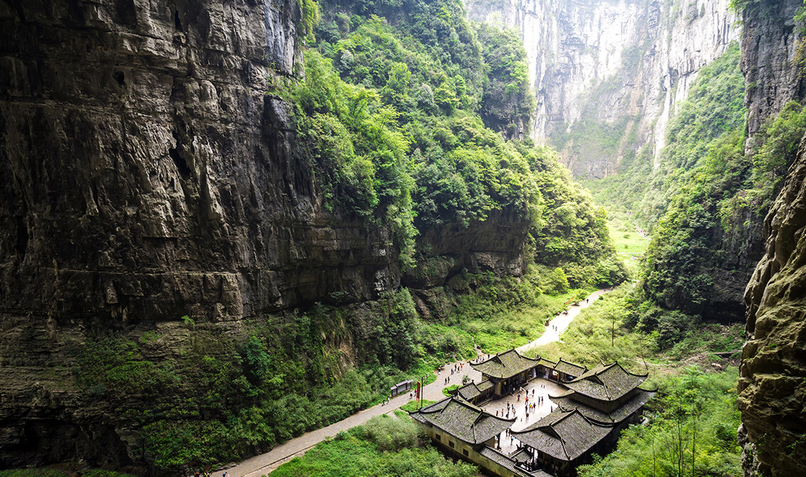 Kina, Wulong National Park, Chongqing