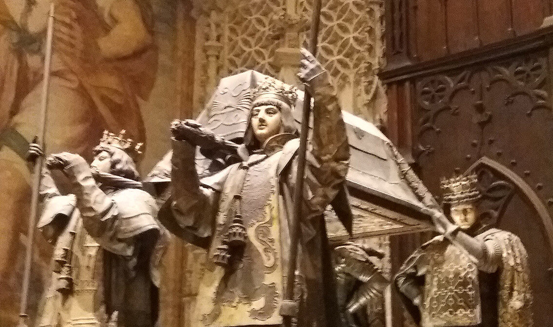 Sevilla - kovčeg Kristofora Kolumba