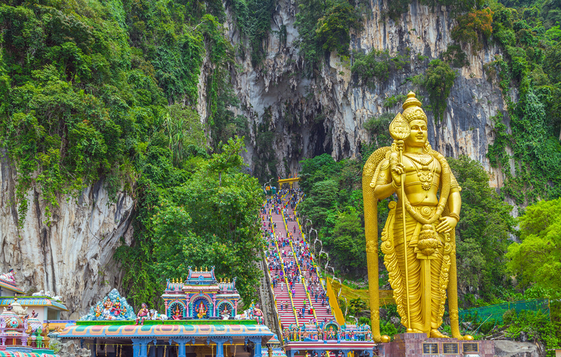 Batu Caves -hinduističko svetište, Kuala Lumpur, putovanje Azija, daleka putovanja, vođene ture