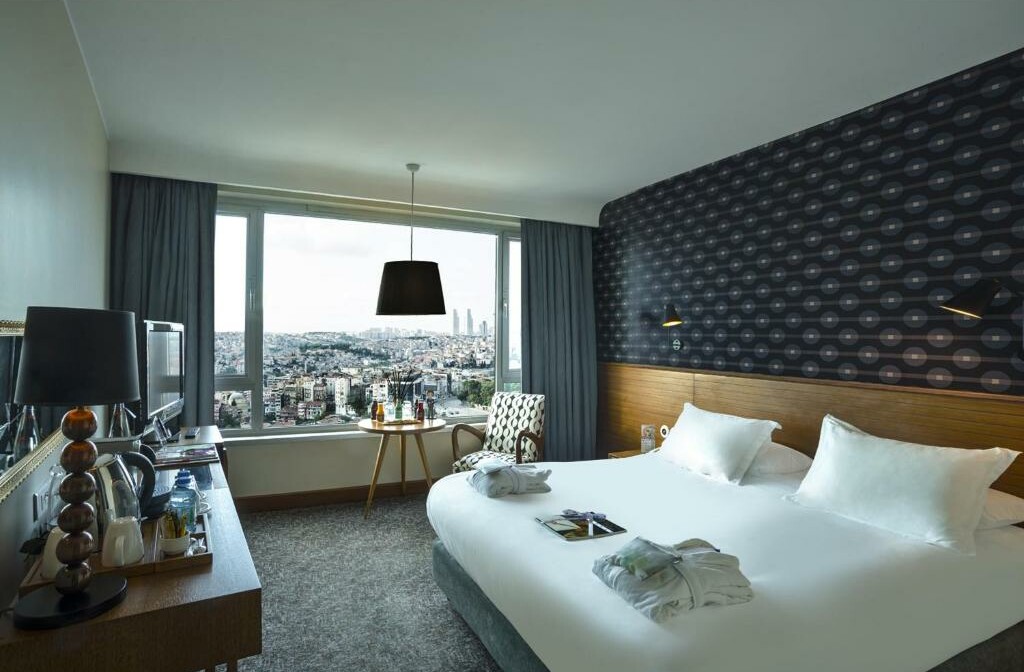 Istanbul, The Marma Pera Hotel, prijedlog soba s pogledom na grad