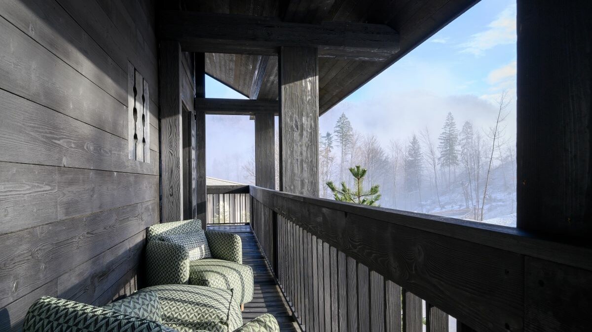 Vila Muhr, balkon