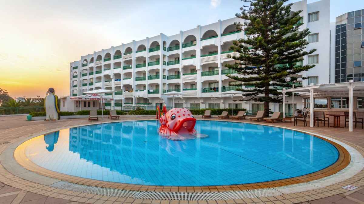 Tunis, Port El Kantaoui, El Mouradi Palace, bazen